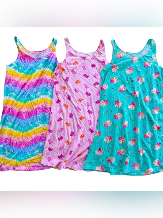 lovey & grink Other - Lovey & Grink Girls Pajama Dress Bundle - Size 6 - Set of 3